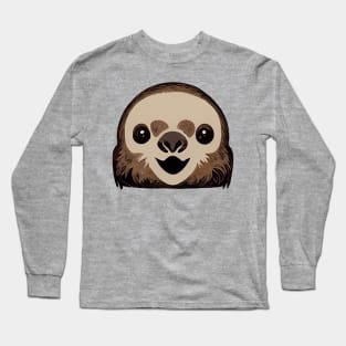 cute baby sloth Long Sleeve T-Shirt